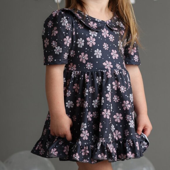 Vintage Twirl Dress in NYE Floral - Picture 3 of 4